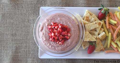 Strawberry Hummus / #SundaySupper / #FLStrawberry