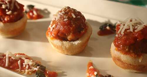 Stuffed Meatballs / #SundaySupper