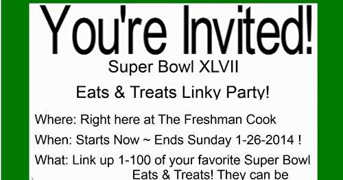 Super Bowl Linky Party!