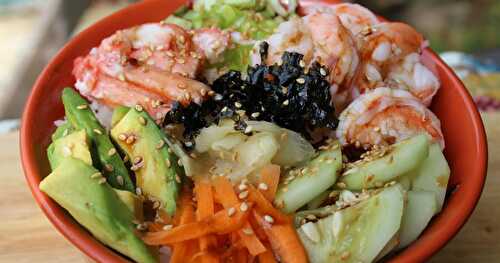 Sushi Roll Rice Bowl / #SundaySupper