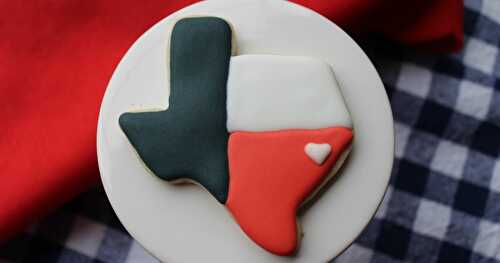 Texas Sugar Cookies / #foodbloggers4tx