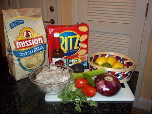 The "All American Meal" Salad-Ceviche
