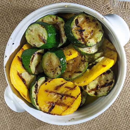 Griddled Courgettes
