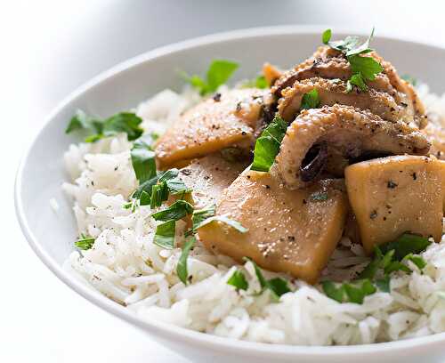 Mediterranean cuttlefish stew