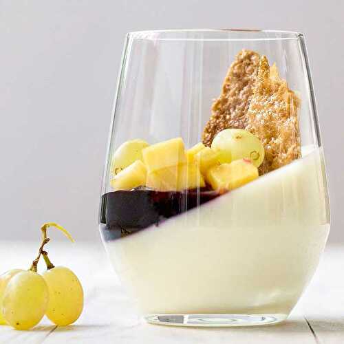 Mediterranean sweet wines and a panna cotta recipe