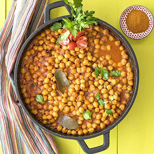 Easy Moroccan chickpea stew