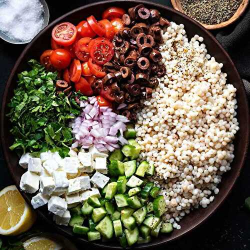 Israeli couscous salad