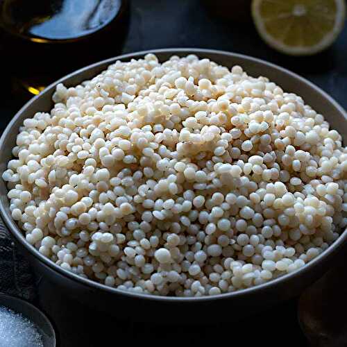 How to cook Israeli couscous (pearl couscous)