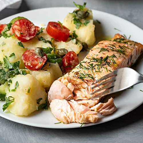 Easy Salmon recipe - air fryer and oven instructions