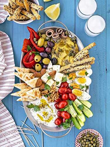 Easy meze platter