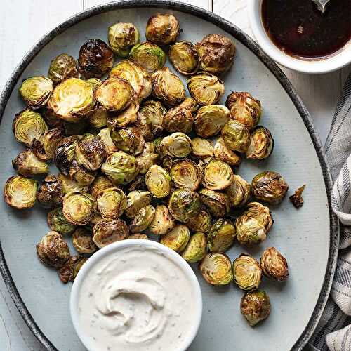 Air fryer Brussel sprouts recipe (3 ways)