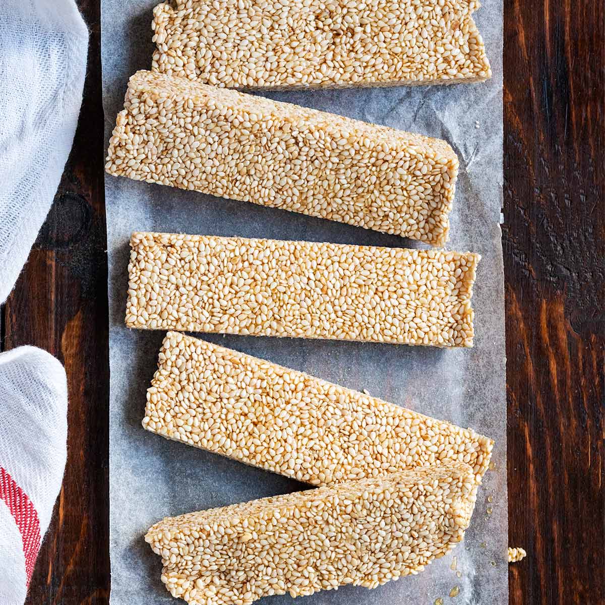 Pasteli: Greek Honey Sesame Bars Recipe