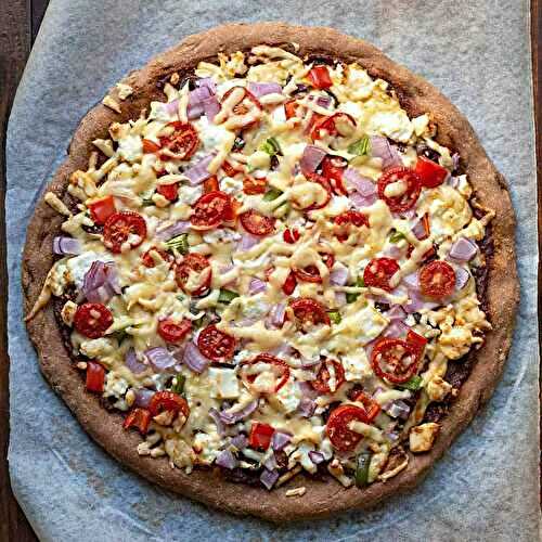 Quick Greek yogurt pizza dough (no yeast)