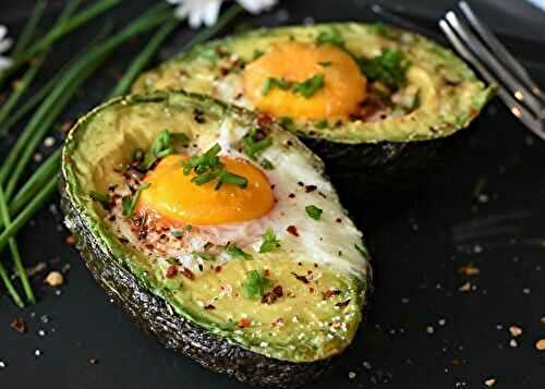 Baked Avocado with Egg