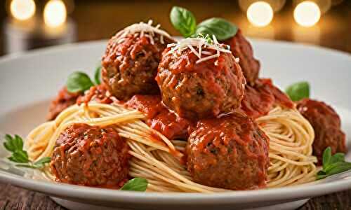 Beef Meatballs with Spaghetti