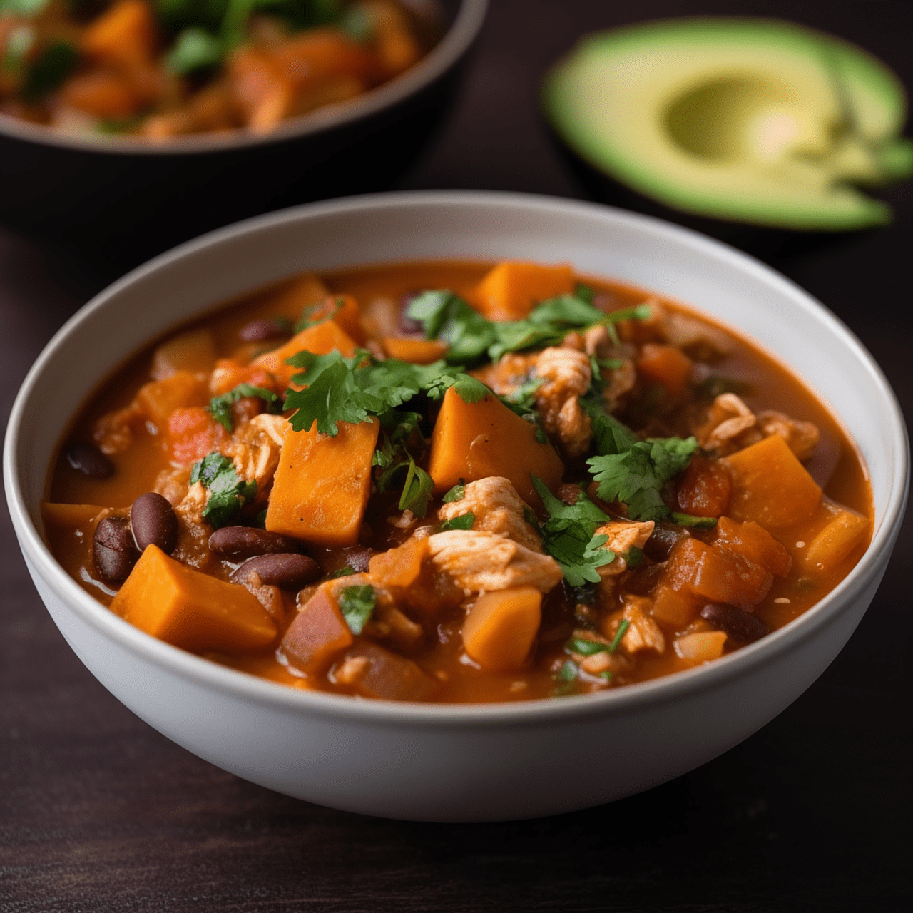 Chicken Chili with Sweet Potato