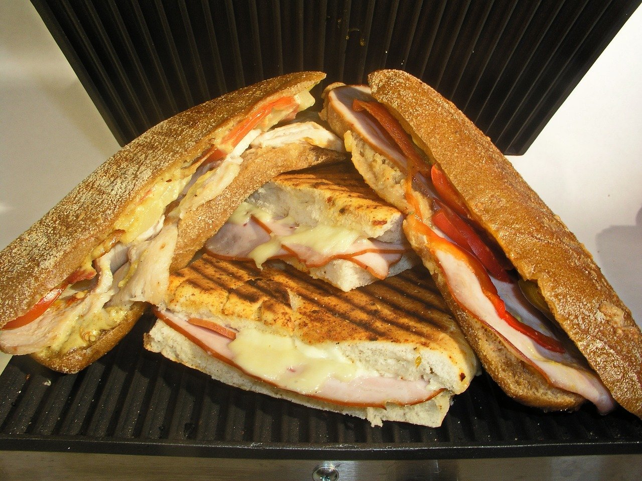 Toasted Ham and Cheese Ciabatta
