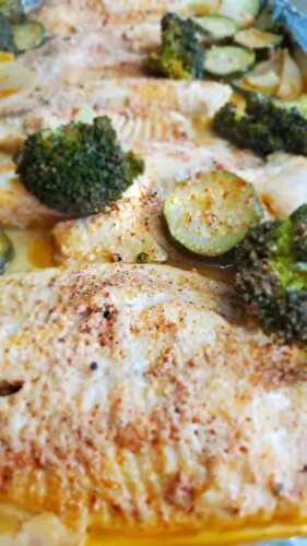 Healthy Sheet Pan Tilapia with Vegetables