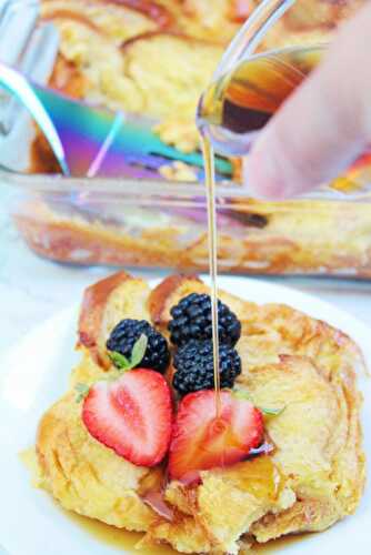 Bailey's French Toast Bake