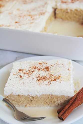 Horchata Tres Leches Cake