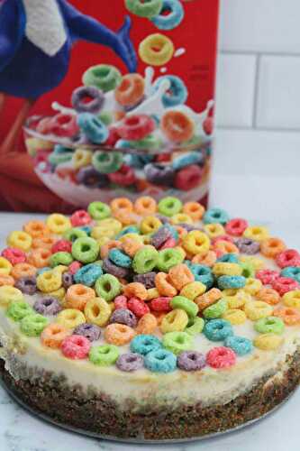 Instant Pot Froot Loops Cheesecake