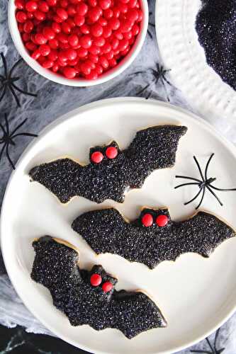 Bat Sugar Cookies
