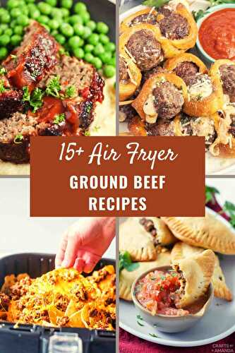 15+ Air Fryer Ground Beef Recipes - The Six Figure Dish