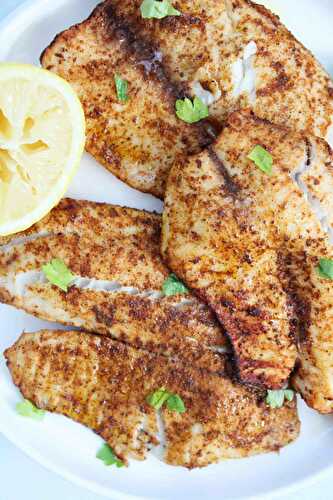 Air Fryer Blackened Tilapia