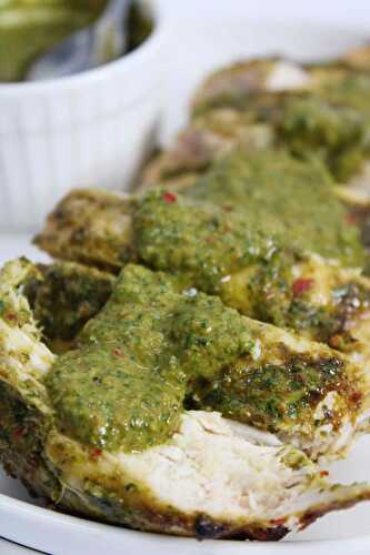 Grilled Chimichurri Chicken Breasts