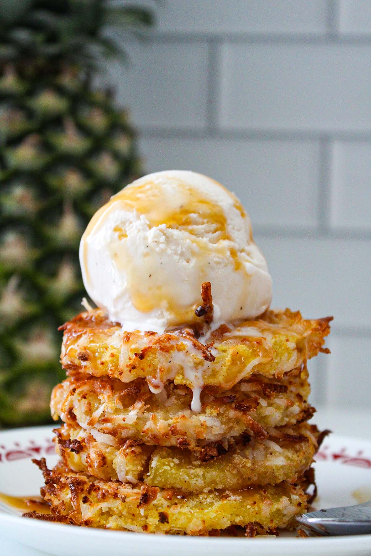 Air Fryer Pineapple Fritters