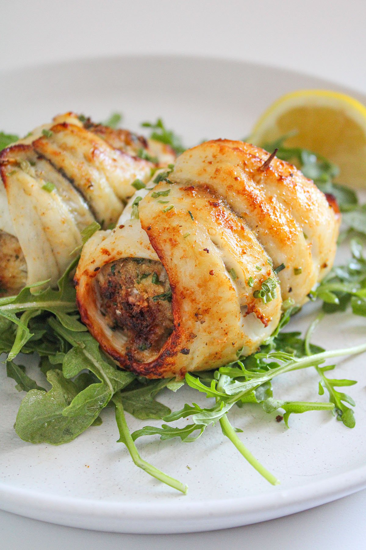 Air Fryer Stuffed Flounder