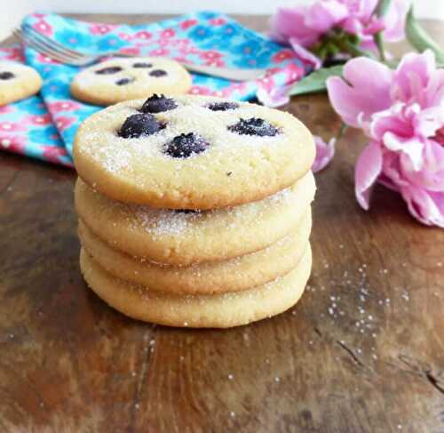 Blueberry Spelt Butter Cookies (from scratch)