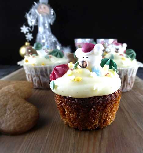Gingerbread Spelt Cupcakes