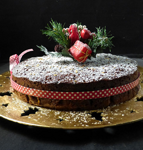 Simple Last Minute Christmas Fruit Cake (spelt, GF or regular flour)