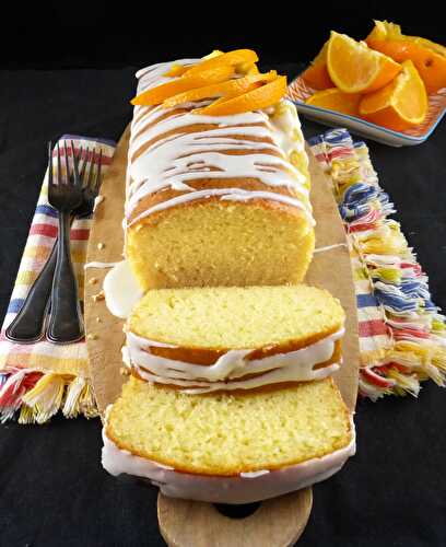 Orange Drizzle Spelt Loaf Cake
