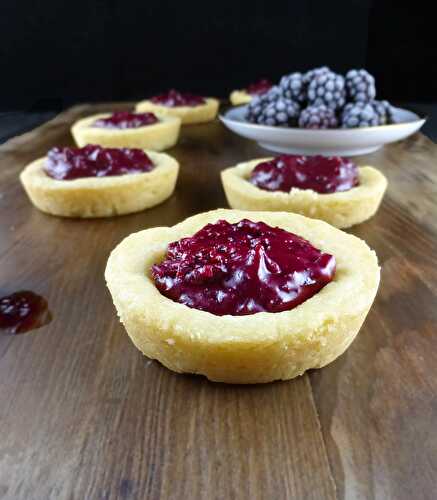 Blackberry Spelt Cookie Cups
