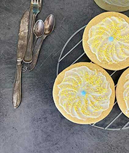 Spelt Butter Cookies with White Chocolate