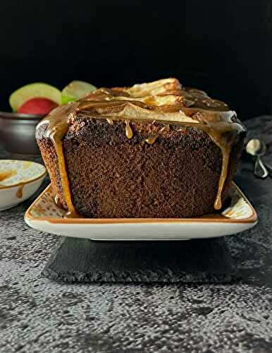 Apple and Ginger Cake (with Coconut Sugar Caramel)