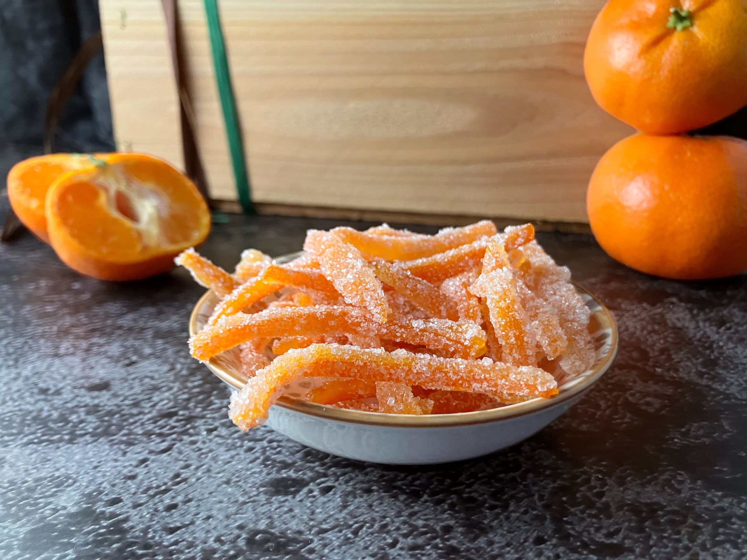 Candied Clementine Peel