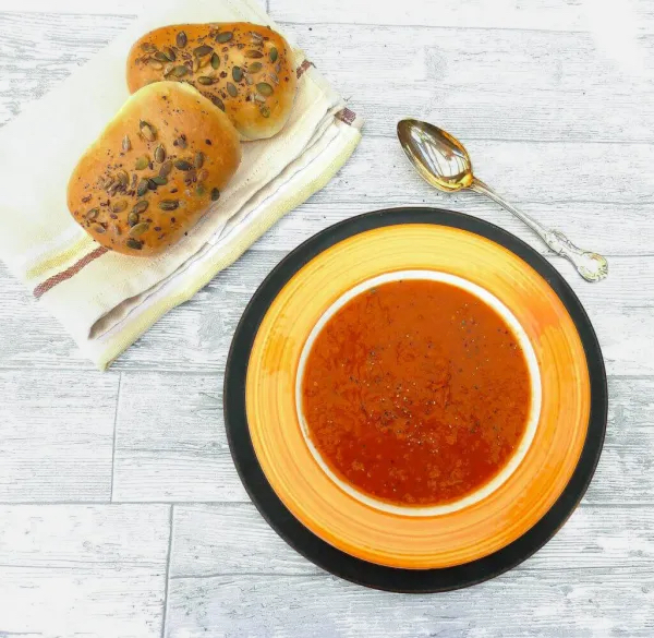 Sweet Potato, Leek and Garlic Soup