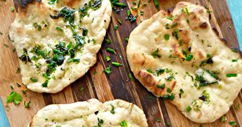 Easy BBQ Flatbreads with garlic herb butter 
