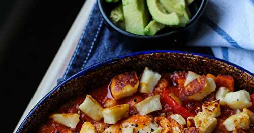 Halloumi and Chickpea Shakshuka 