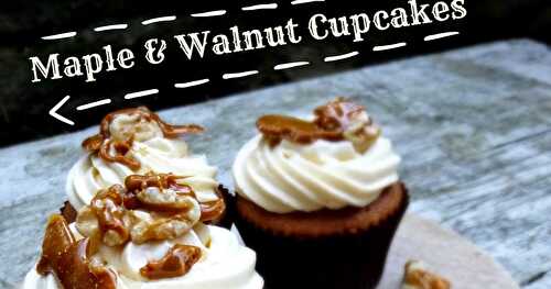 Maple and Walnut Cupcakes