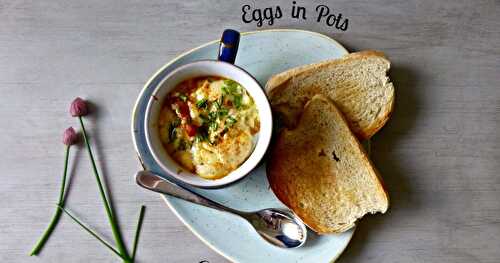 My Sunday Brunch - Eggs in Pots (oeufs en cocotte)