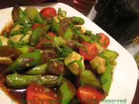 Asparagus, Avocado and Tomato Salad; the Barcelona Beggar