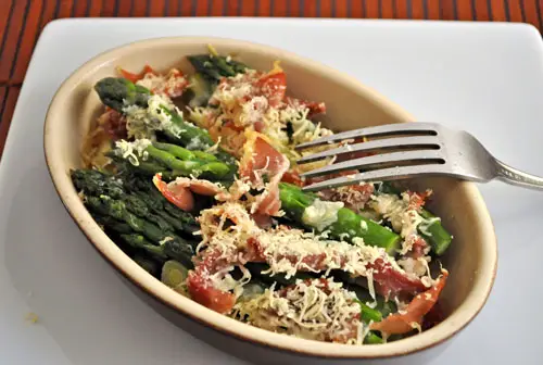 Asparagus Prosciutto Gratin; Email Subscriptions