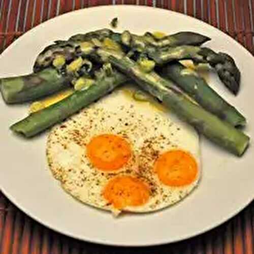 Asparagus Salad with Quail Eggs