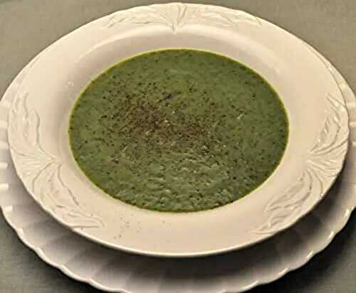 Asparagus, Spinach and Leek Soup; not using stem ends