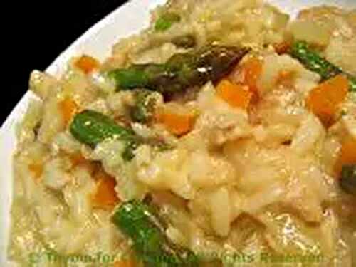 Asparagus, Tuna and Caper Risotto; the importance of being needed