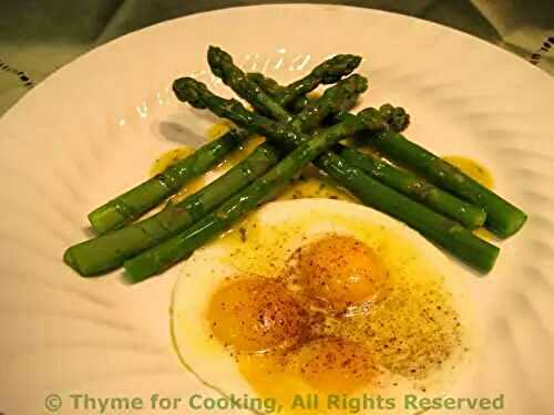 Asparagus with Quail Eggs; Eating an Orange with a Fork